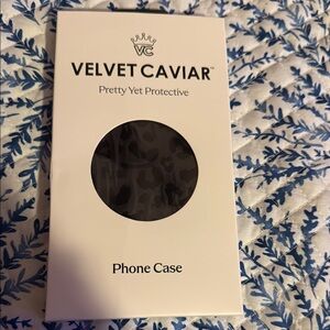 Velvet Caviar Black Leopard Phone Case